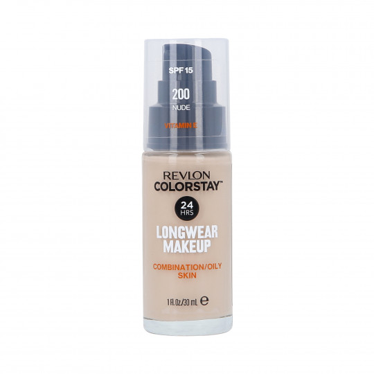 REVLON COLORSTAY Base com bomba para pele oleosa e mista 200 Nude 30ml