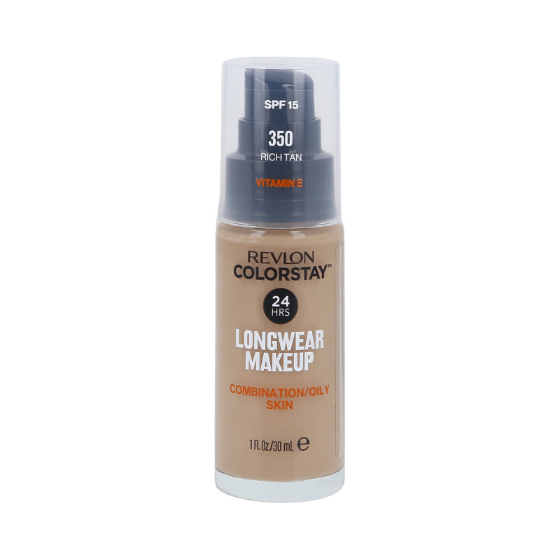 Base REVLON COLORSTAY com bomba para pele oleosa e mista 350 Rich Tan 30ml