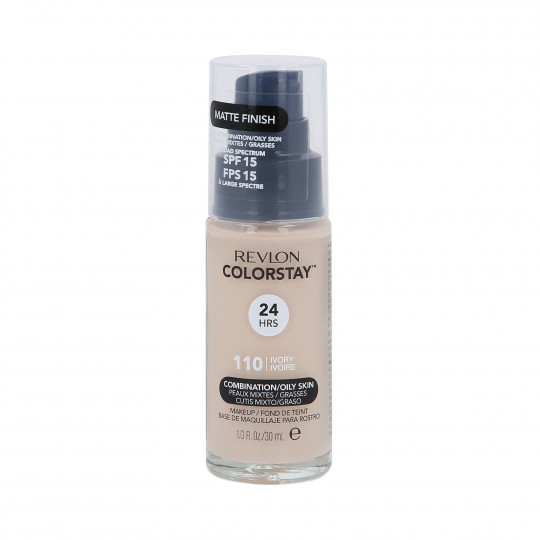 Base REVLON COLORSTAY com bomba para pele oleosa e mista 110 Ivory 30ml