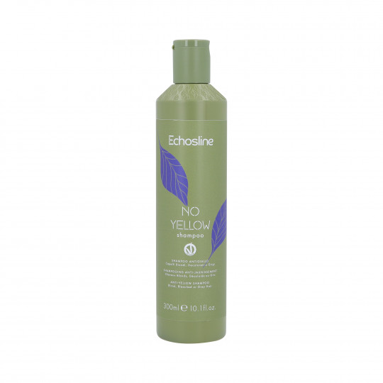 ECHOSLINE NO YELLOW VEGAN Purple shampoo for blonde and gray hair 300ml