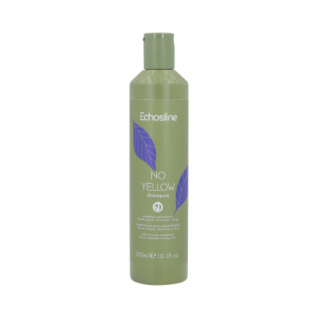 ECHOSLINE NO YELLOW VEGAN Purple shampoo for blonde and gray hair 300ml