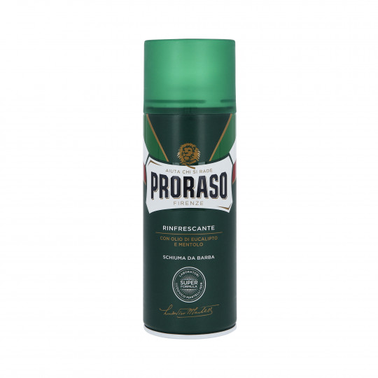PRORASO GREEN RINFRESCANTE Frissítő borotvahab 400ml