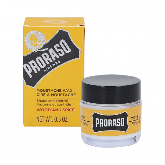 PRORASO WOOD&SPICE Bajusz formázó viasz 15g