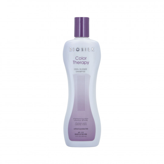 BIOSILK COLOR THERAPY COOL BLOND Shampoo neutralizzante per capelli biondi 355ml