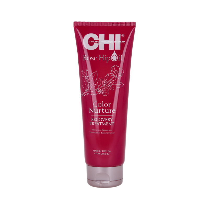 CHI ROSE HIP OIL Masque protecteur régénérant pour cheveux colorés 237ml