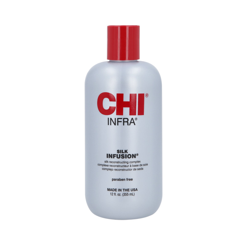 CHI SILK INFUSION Condicionador regenerador com seda sem enxágue 355ml