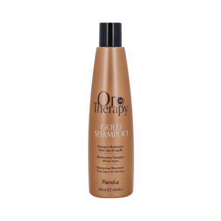 FANOLA ORO THERAPY 24-K GOLD Rozświetlający szampon do włosów 300ml - 1 FANOLA ORO THERAPY 24-K GOLD Rozświetlający szampon do włosów 300ml - 1