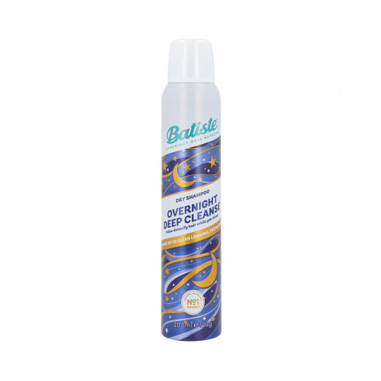 BATISTE OVERNIGHT DEEP CLEANSE Shampoo seco para cabelos oleosos 200ml