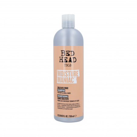 TIGI BED HEAD MOISTURE MANIAC Deeply moisturizing shampoo for dry hair 750ml