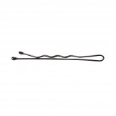 LUSSONI Waved Hair Grips, 4 cm, Black, 250 pcs. 