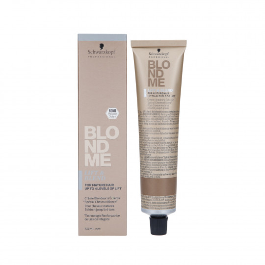 SCHWARZKOPF PROFESSIONAL BLONDME Creme de coloração iluminador para cabelos loiros 60ml