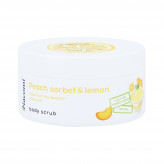 NACOMI BODY SCRUB PEACH SORBET WITH LEMON Body scrub with the scent of peach sorbet with lemon 100ml