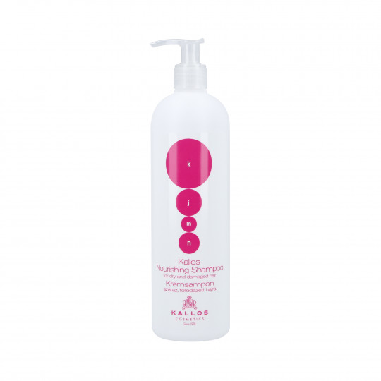 KALLOS KJMN NOURISHING Shampoo hidratante cremoso para cabelos secos 500ml