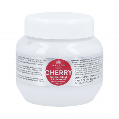 KALLOS KJMN CHERRY Mask for damaged hair with cherry seed oil 275ml