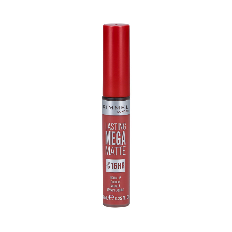 RIMMEL LASTING MEGA MATTE Batom líquido 600 Coral Sass 7,4ml