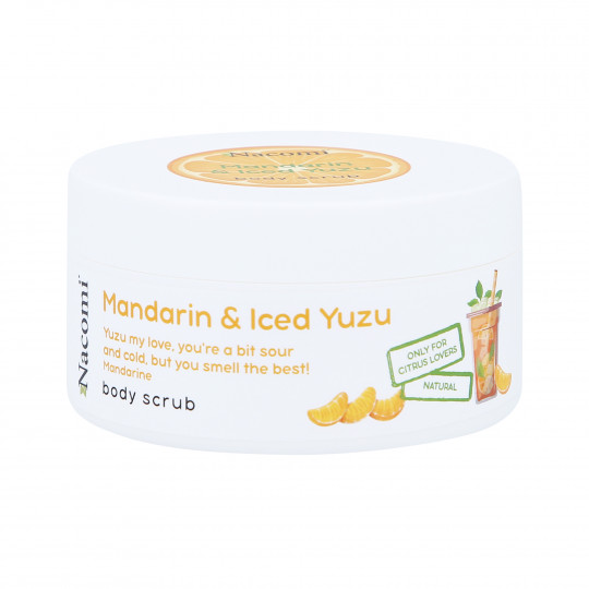 NACOMI BODY SCRUB TANGERINE&YUZU Body scrub with the scent of tangerine and Asian yuzu fruit 100ml