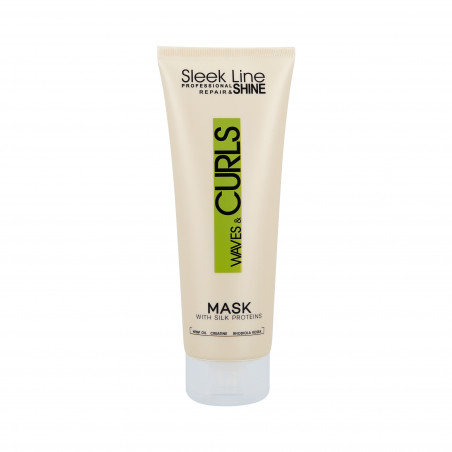 STAPIZ SLEEK LINE WAVES&CURLS Maska do włosów kręconych i falowanych 250ml STAPIZ SLEEK LINE WAVES&CURLS Maska do włosów kręconych i falowanych 250ml