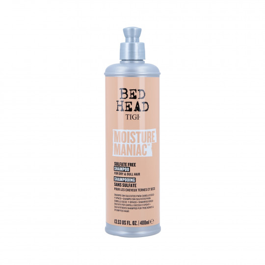 TIGI BED HEAD MOISTURE MANIAC Głęboko nawilżający szampon do włosów suchych 400ml