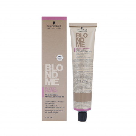 SCHWARZKOPF PROSESSIONAL BLONDME PASTEL TONING Pastel toner for blonde hair 60ml