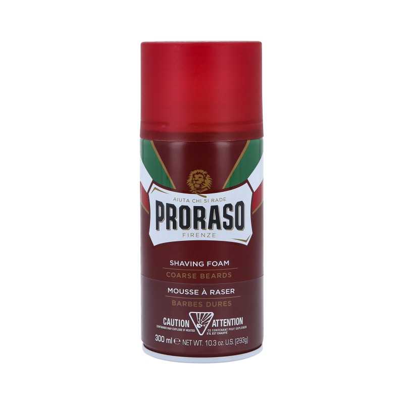 PRORASO RED LINE Pflegender Rasierschaum 300 ml