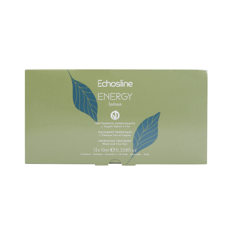 ECHOSLINE ENERGY Strengthening ampoules for hair and scalp 12x10ml