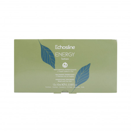 ECHOSLINE ENERGY Ampułki o działaniu wzmacniającym do włosów i skóry głowy 12x10ml - 1 ECHOSLINE ENERGY Ampułki o działaniu wzmacniającym do włosów i skóry głowy 12x10ml - 1