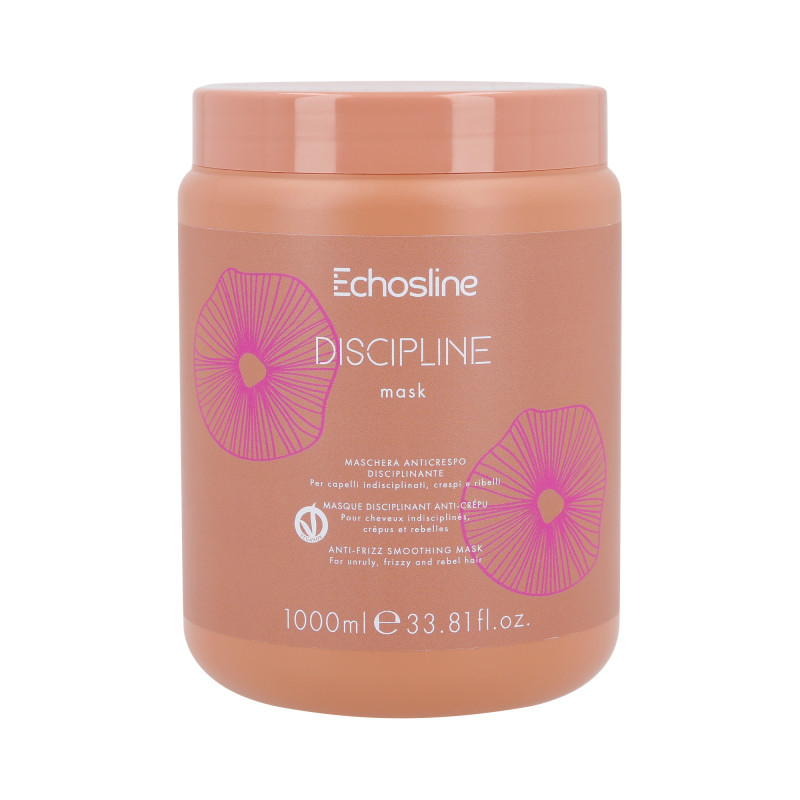 ECHOSLINE DISCIPLINE ANTI-FRIZZ Wegańska dyscyplinująca maska przeciwdziałająca puszeniu włosów 1000ml