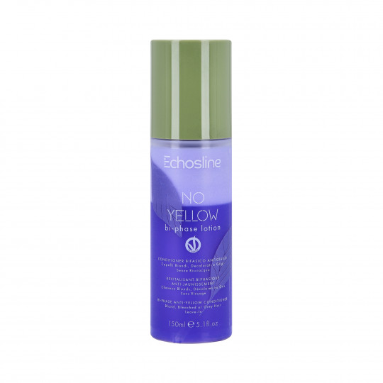 ECHOSLINE NO YELLOW BI-PHASE LOTION Two-phase spray conditioner for blonde hair 150ml