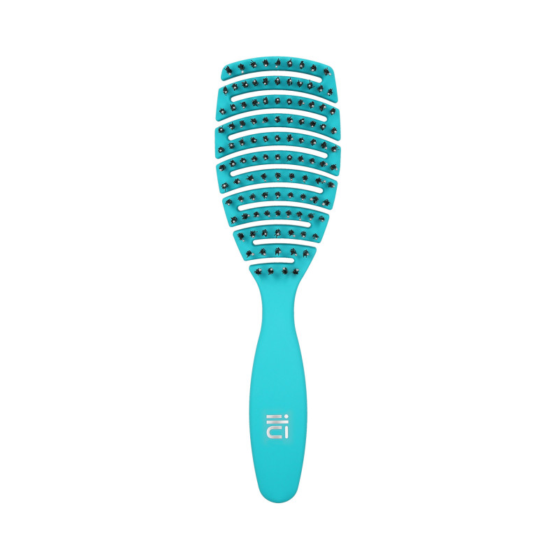 ilū My Happy Color Detangling Vent Hairbrush, Turquoise