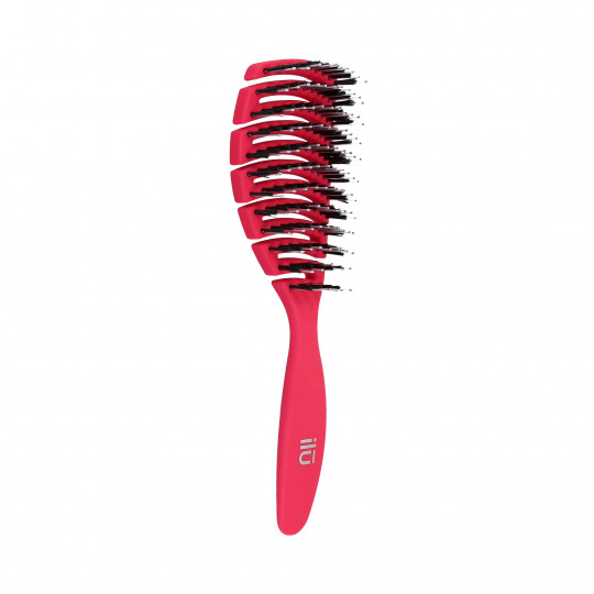 ilū My Happy Color Brosse A Cheveux Démêlante Ventilée, Rose