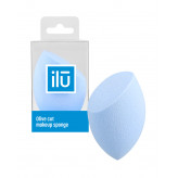 ilū Olive Cut Makeup Sponge, Blue