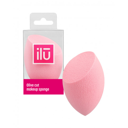 ilū Make-up svamp, Olivenskåret, Pink