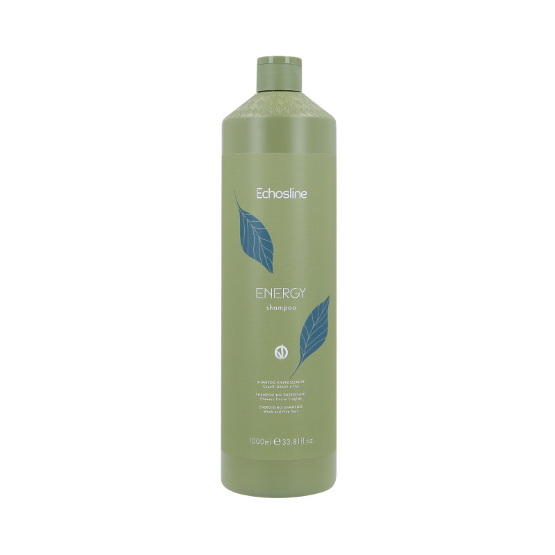 ECHOSLINE ENERGY Shampoo fortalecedor para cabelos finos e fracos 1000ml