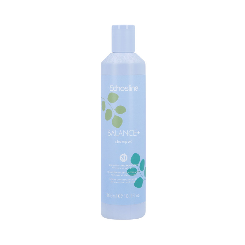 ECHOSLINE BALANCE PLUS Shampoo balanceador vegano para couro cabeludo oleoso 300ml