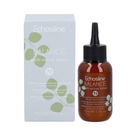 ECHOSLINE BALANCE MULTI-ACTIVE Loção normalizadora de couro cabeludo vegano 75ml