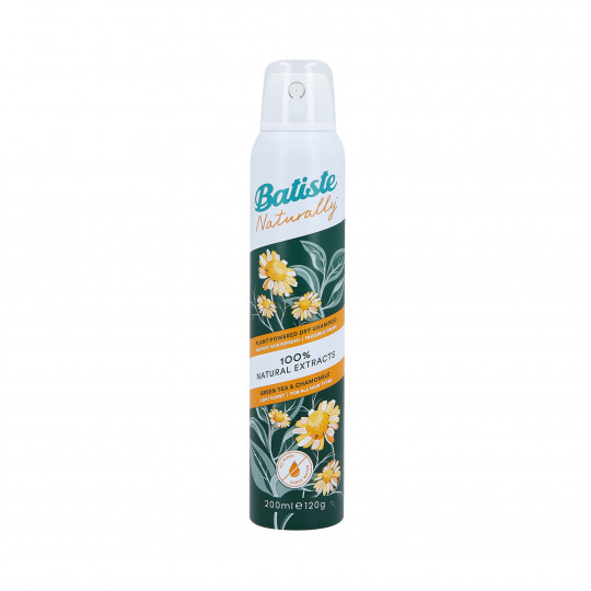 BATISTE NATURALLY TEA&CHAMOMILE Dry hair shampoo 200 ml