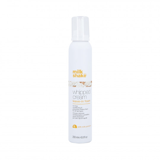MILK SHAKE CREMA MONTATA LEAVE-IN Schiuma per tutti i tipi di capelli, senza risciacquo 200ml