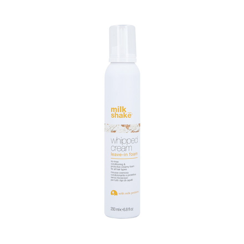 MILK SHAKE CREMA MONTATA LEAVE-IN Schiuma per tutti i tipi di capelli, senza risciacquo 200ml