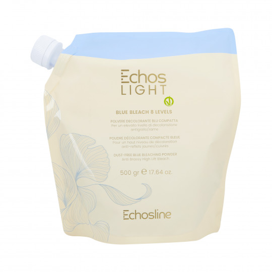 ECHOSLINE ECHOS LIGHT BLUE BLEACH&LEVELS Bezpyłowy niebieski proszek rozjaśniający włosy 500g