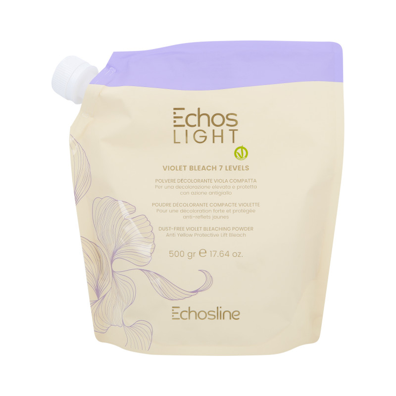 ECHOSLINE ECHOS LIGHT VIOLET BLEACH&LEVELS Bezpyłowy fioletowy proszek rozjaśniający włosy 500g