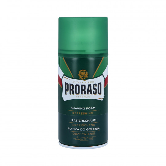 PRORASO GREEN LINE SHAVING Shaving foam with eucalyptus and menthol 300ml