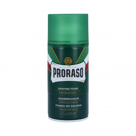 PRORASO GREEN LINE SHAVING Rasierschaum mit Eukalyptus und Menthol 300 ml