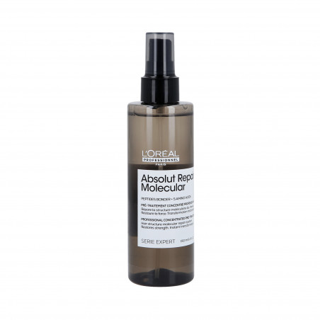 L'OREAL PROFESSIONNEL ABSOLUT REPAIR MOLECULAR Trattamento rigenerante per capelli danneggiati 190ml - 1 L'OREAL PROFESSIONNEL ABSOLUT REPAIR MOLECULAR Trattamento rigenerante per capelli danneggiati 190ml - 1