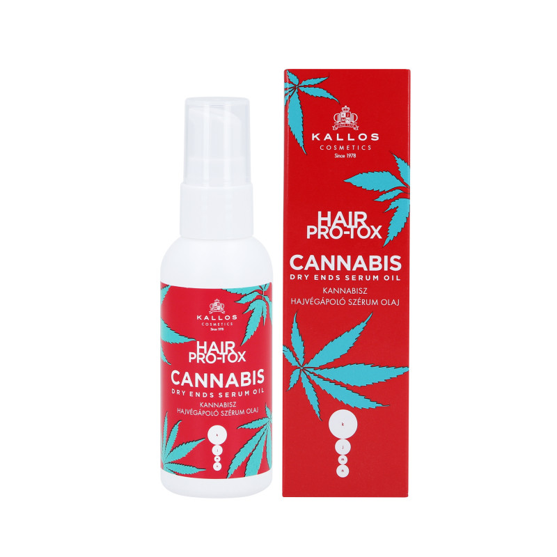 KALLOS KJLM HAIR PRO-TOX CANNABIS Olejové sérum proti rozštiepeným končekom 50ml