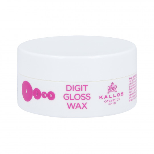 KALLOS KJMN DIGIT GLOSS WAX Cera gel per modellare e aggiungere lucentezza ai capelli 100 ml