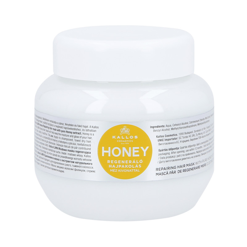 KALLOS KJMN Honey Mascarilla reparadora con miel 275ml