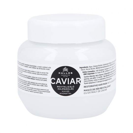 KALLOS KJMN Caviar Revitalizáló hajmaszk kaviárral 275ml