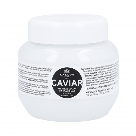 KALLOS KJMN Caviar Rewitalizująca maska do włosów z kawiorem 275ml