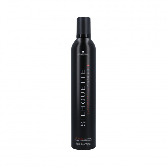 SCHWARZKOPF PROFESSIONAL SILHOUETTE Super Strong Hold Mousse Mousse de cabelo forte 500ml