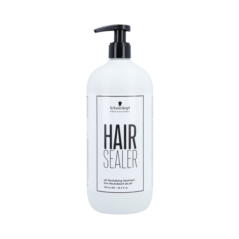 SCHWARZKOPF PROFESSIONAL HAIR SEALER PH-NEUTRALIOINTI Regeneroiva hoito, joka optimoi pH-arvon värjäyshoidon jälkeen 750ml